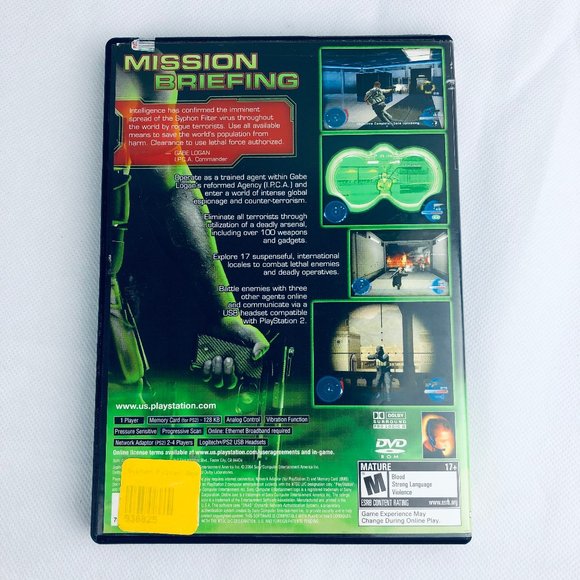 PS2 PlayStation 2 Syphon Filter The Omega Strain NTSC U/C includes Manual - Picture 2 of 7